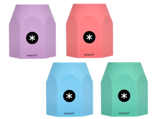 Porta Lapis Antartik Silicone Exagonal Cores Sortidas