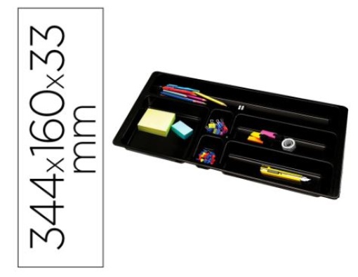 Bandeja Organizadora de Gaveta Q-Connect 344x160x33mm (KF16942)