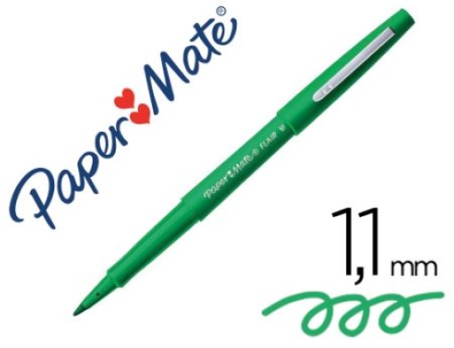 Marcador Paper Mate Futura Nylon 3104-1 Verde