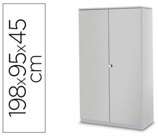 Armario de Escritorio Iorder Metalico 198 x 95 x 45mm 2 Portas Batentes e 4 Estantes (MM2000)