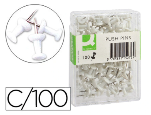 Sinalizador de Planos Q-Connect Branco Cx.100un (KF15272)