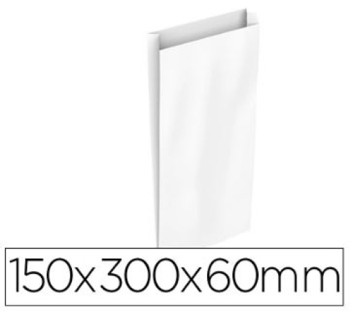 Envelope Basika Celulose Branco S C/ Fole 150x300x60mm Pack 25 (02033000)
