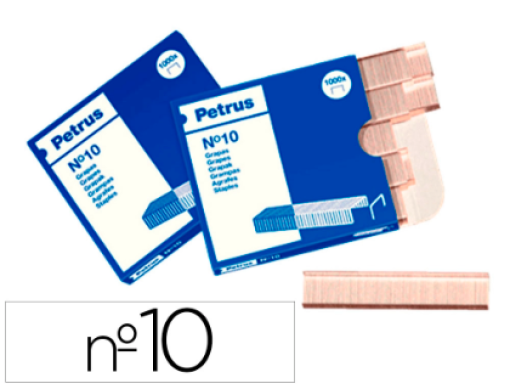 Agrafos Petrus nº10 Galvanizados Cx.1000 (55706)