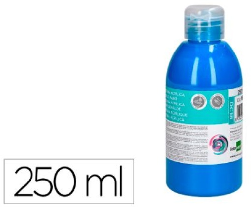 Tinta Acrilica Liderpapel Azul 250ml (DC18)