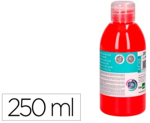 Tinta Acrilica Liderpapel Vermelho 250ml (DC23)