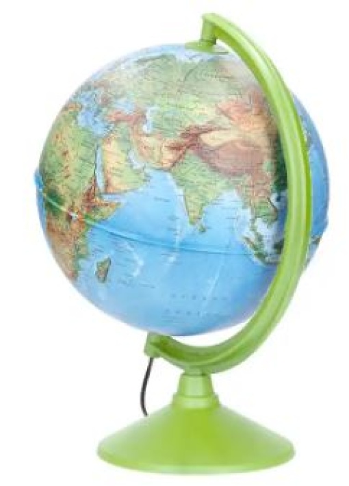 Globo Liderpapel Com Luz Fisica Politico Diametro 26cm