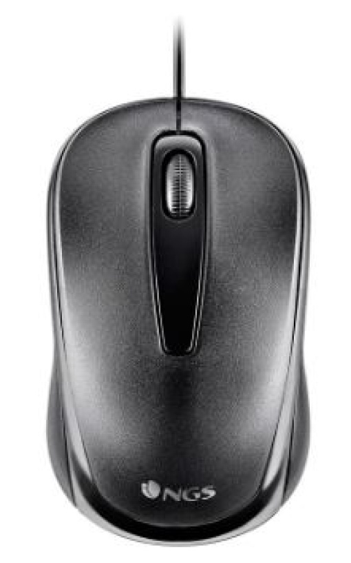 Rato NGS Easy Delta Otico Com Cabo USB 1200dpi 2 botoes Ambidestros Preto