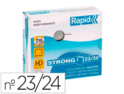 Agrafos Rapid 23/24 Galvanizado Strong Cx.1000 (24870500)