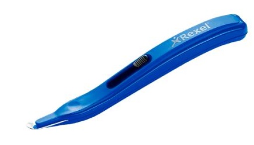Saca Agrafes Rexel Extrac-it Magnetico Pinca Azul