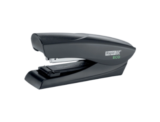 Agrafador Rapid Fashion Eco Plastico Cap.25fls (24/6-26/6) Preto (24812701)