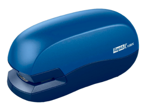 Agrafador Eletrico Rapid 10BX Contactless Plastico Cap.10fls (24/6-26/6) Azul (5000295)