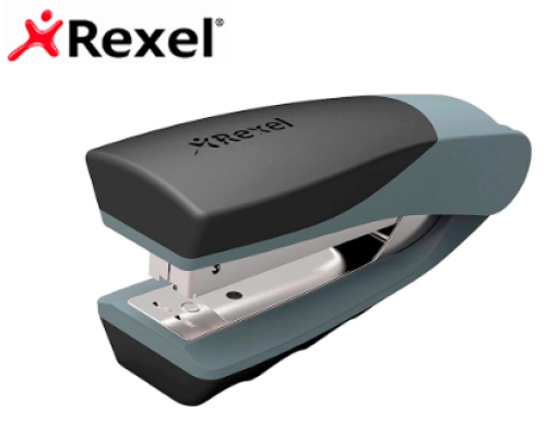 Agrafador Rexel Vertical Center Metalico Cap.25fls (22/6-24/6-26/6) Preto/Prata (2100595)