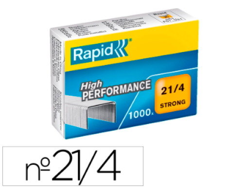 Agrafos Rapid 21/4mm Galvanizados Strong Cx.1000 (24863400)