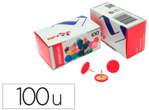 Pioneses Office Lismania Vermelho 9mm Cx.100un (7PIOLMA.04)