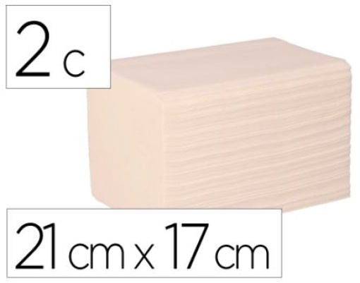 Guardanapos Bunzl GreenSource Celulose Branca Zig-Zag 2 Fls 21x17 Cx. 9000 Unidades