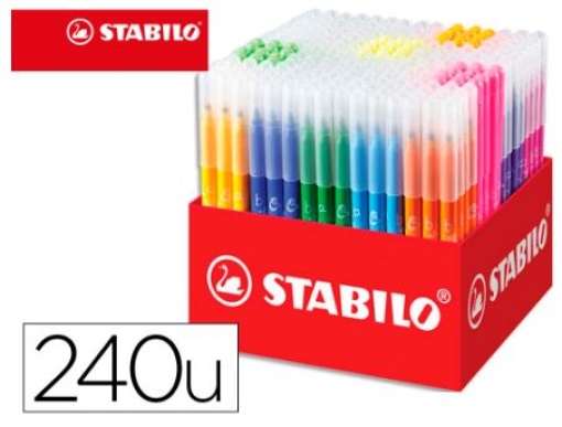 Lapis de Cor Stabilo Trio AZ School Pack 240un 20Cores Sortidas (378/240-02)