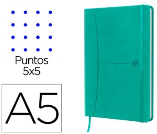 Caderno Oxford Cozido Capa Extradura A5 104Fls Pontos 5mm Cores Sortidas (400154948)
