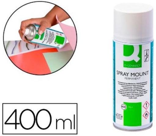 Cola Spay Q-Connect Adesivo Permanente 400ml (KF11026)