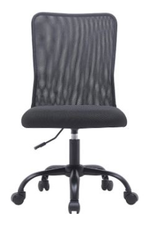 Cadeira de Escritorio Q-Connect Malha Alt Max 990mm Larg 480mm Prof 590mm Sem Apoio de Bracos Preta (KF04644)