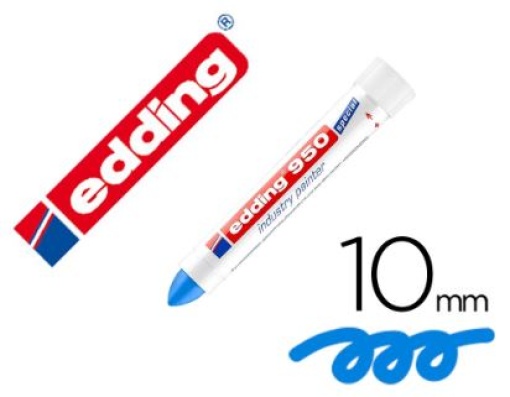 Marcador Industrial Edding 950 Azul