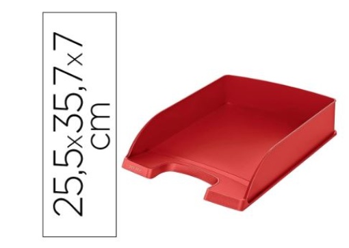 Tabuleiro Secretaria Leitz Plastico Recycle Vermelho (52275020)