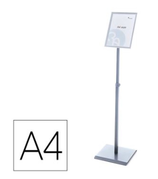 Expositor Rocada de Chao Magnetico Rotativo 90º Horizontal/Vertical Altura Ajustavel A4