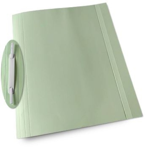 Classificadores Comerciais 250gr C/Ferragem e Aba Verde Pack10 
