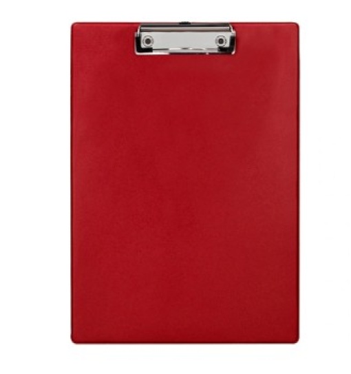 Porta Notas Q-Connect Plastico A4 Vermelho 2,1mm (KF14407)