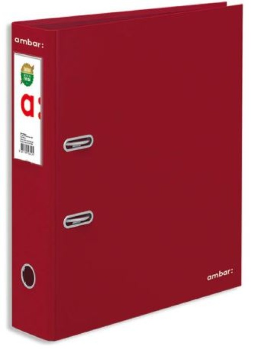 Pasta de Arquivo Ambar L80 Bordeaux Lisa