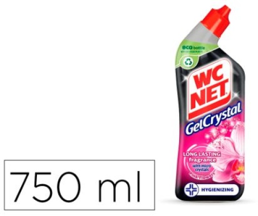 Liquido de Limpeza WC Net Gel Crystal Aroma Fresco Garrafa de 750 ml. (7000066)
