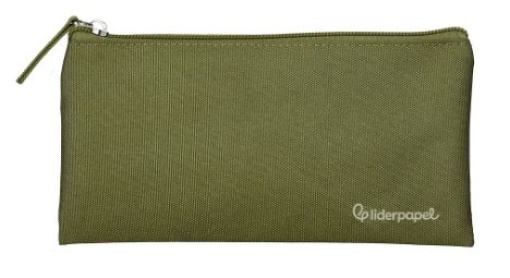 Estojo Escolar Liderpapel C/Fecho 200x100mm Verde (PX23)