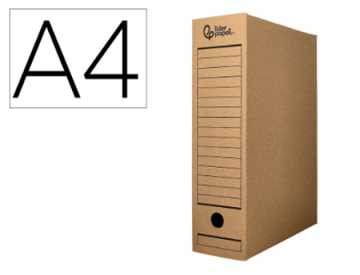 Caixa Arquivo Definitivo Liderpapel Kraft A4 Cartao Reciclado 325gr L80 (DF27)