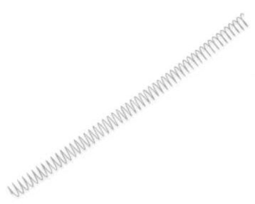 Argolas Espiral Metalicas Passo 5:1 16mm Cx 100 Prata 