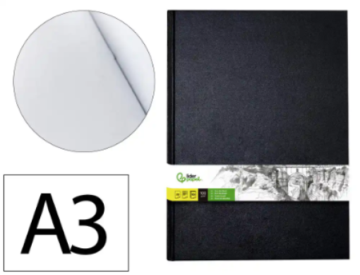 Diario Grafico Encadernado Liderpapel A3 420x297mm 100Fls Preto (DL16)