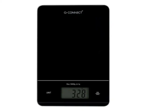 Balanca de Precisao Q-Connect Digital C/ Ecra Lcd Cap. 15Kg 240X170X17,5mm(KF19059)