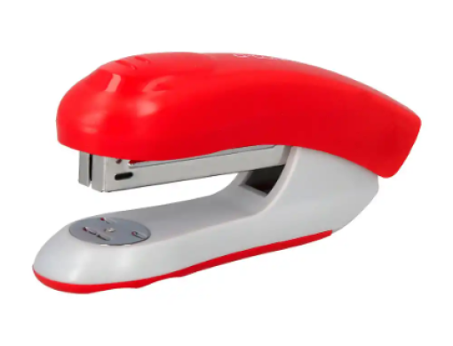 Agrafador Q-Connect Plastico ABS Cap.20folhas (24/6-26/6) Vermelho (KF00993)