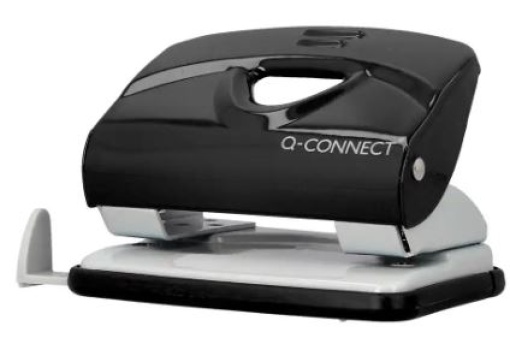 Furador Q-Connect Metalico Capacidade 20Fls Preto (KF14217)