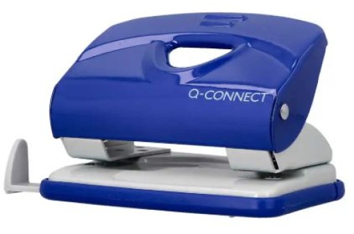 Furador Q-Connect Metalico Capacidade 20Fls Azul (KF14218)