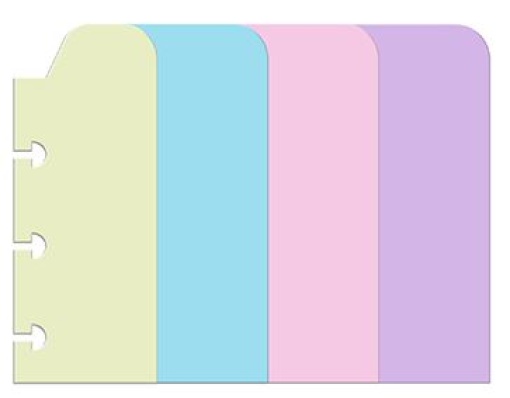Separador Para Caderno Inteligente Ambar 4un