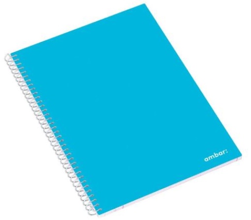 Caderno Espiral Ambar School A4 Pautado 80Fls (Sortido)