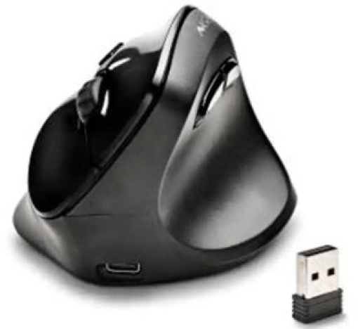 Rato Wireless NGS Evo Ergonomico Vertical Preto (EVOMOKSHA)