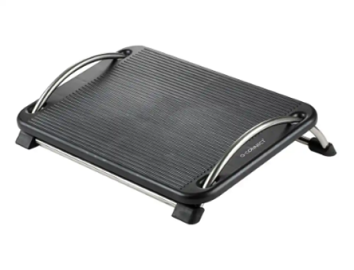 Apoio de Pes Q-Connect Plastico Antideslizante e Barras de Aço 434x330x105mm (KF10412)