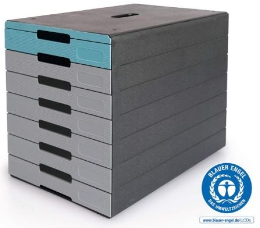 Bloco Gavetas Secretaria Durable Eco IdealBox Pro 7Gavetas