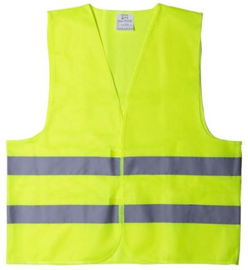 Colete Refletor de Alta Visibilidade Amarelo Adulto