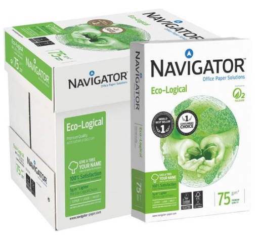 Papel Copia Navigator Ecological A4 75gr (resma)