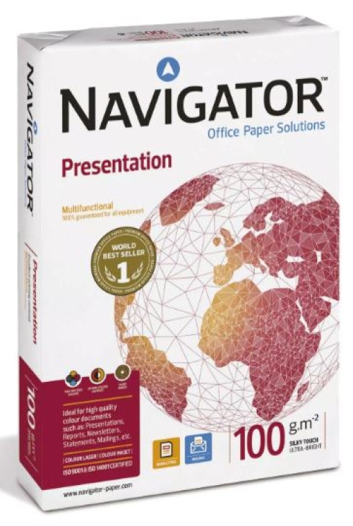 Papel Copia Navigator A4 100Gr (Resma)