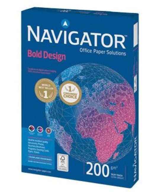 Papel Copia Navigator A4 200gr (Mc.150fls)