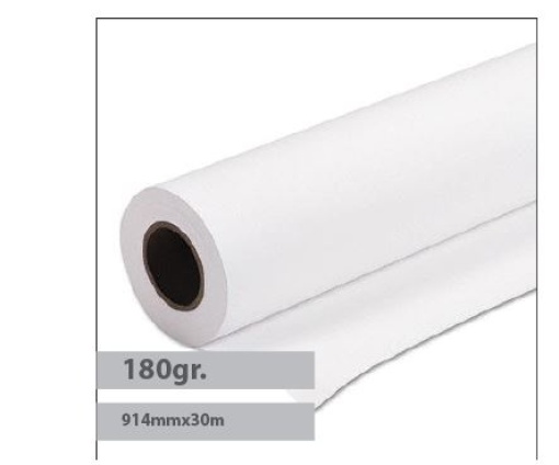 Rolo Plotter Evolution Premium Coated 914mmx30m 180gr