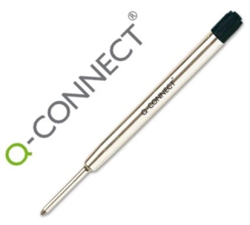 Recarga Para Esferografica Q-Connect Tipo Parker Preta Emb.12uni