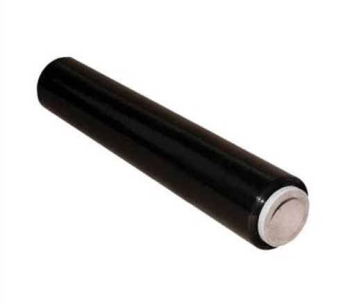 Filme Estiravel Manual Preto 500mm 23mic 2kg (1700gr+300gr)